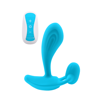 Wear Me Out - Draagbare duovibrator (Blauw)